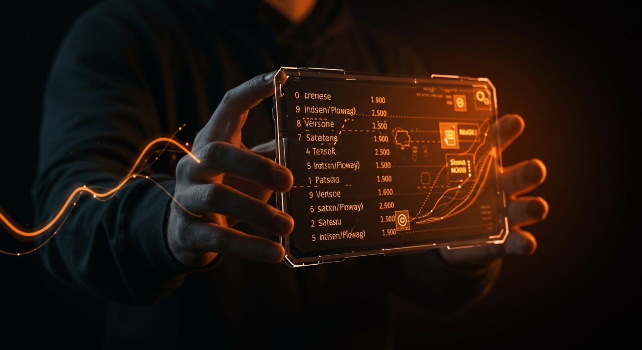 Interfaz digital mostrando versionado de software para mejorar la escalabilidad y robustez en aplicaciones SaaS.