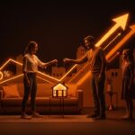 Incremento del 40% en donaciones padres-hijos para vivienda en Valencia reflejado con familias jóvenes y el mercado inmobiliario español.