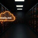 VoidLink malware IA representado infiltrando infraestructura cloud Linux en un entorno de ciberseguridad para startups.