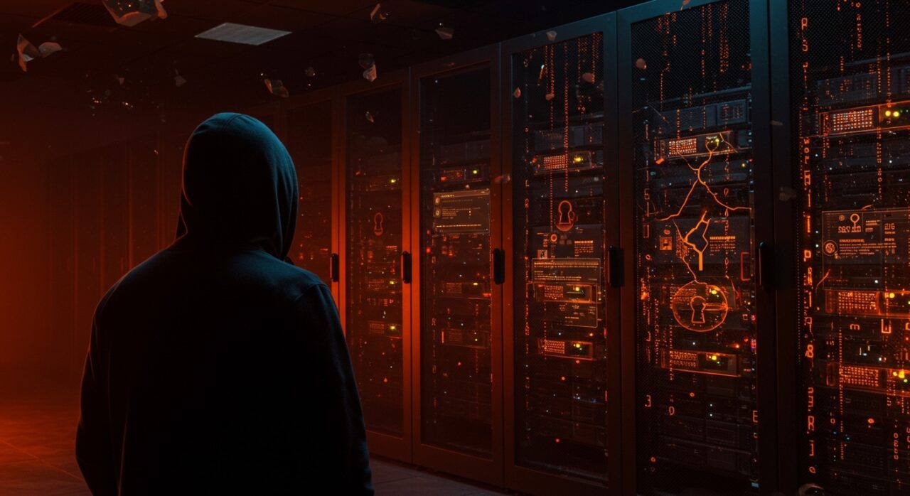 Representación visual de la vulnerabilidad cPanel CVE-2026-41940 y ataques de hackers que exponen 40 millones de sitios web, destacando la urgencia en la protección de startups.