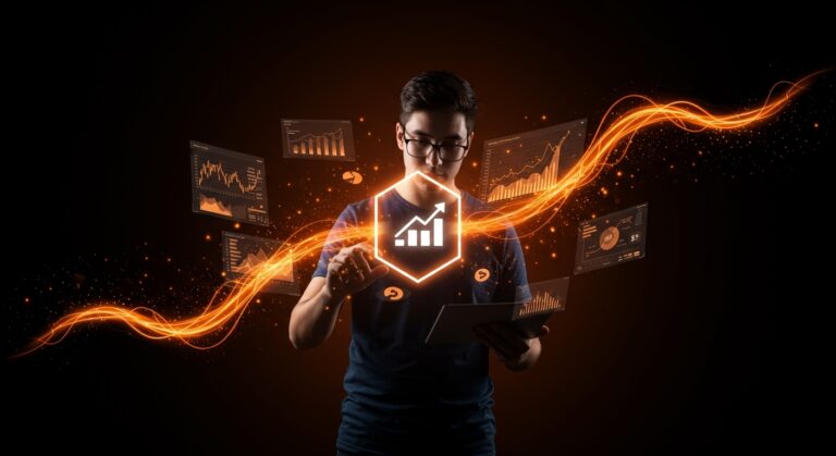 Fundador fintech de Córdoba con interfaces digitales financieras, ilustrando la expansión de Wibond y fintech-as-a-service en LATAM.