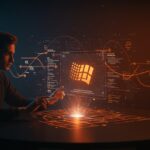 Startup tech analizando la compatibilidad entre Windows 9x y Linux con enfoque en Windows 9x Subsystem for Linux y herramientas cross-platform.