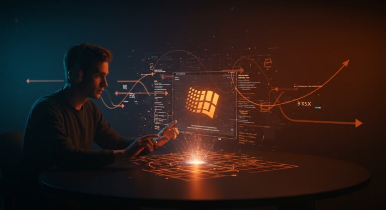 Startup tech analizando la compatibilidad entre Windows 9x y Linux con enfoque en Windows 9x Subsystem for Linux y herramientas cross-platform.