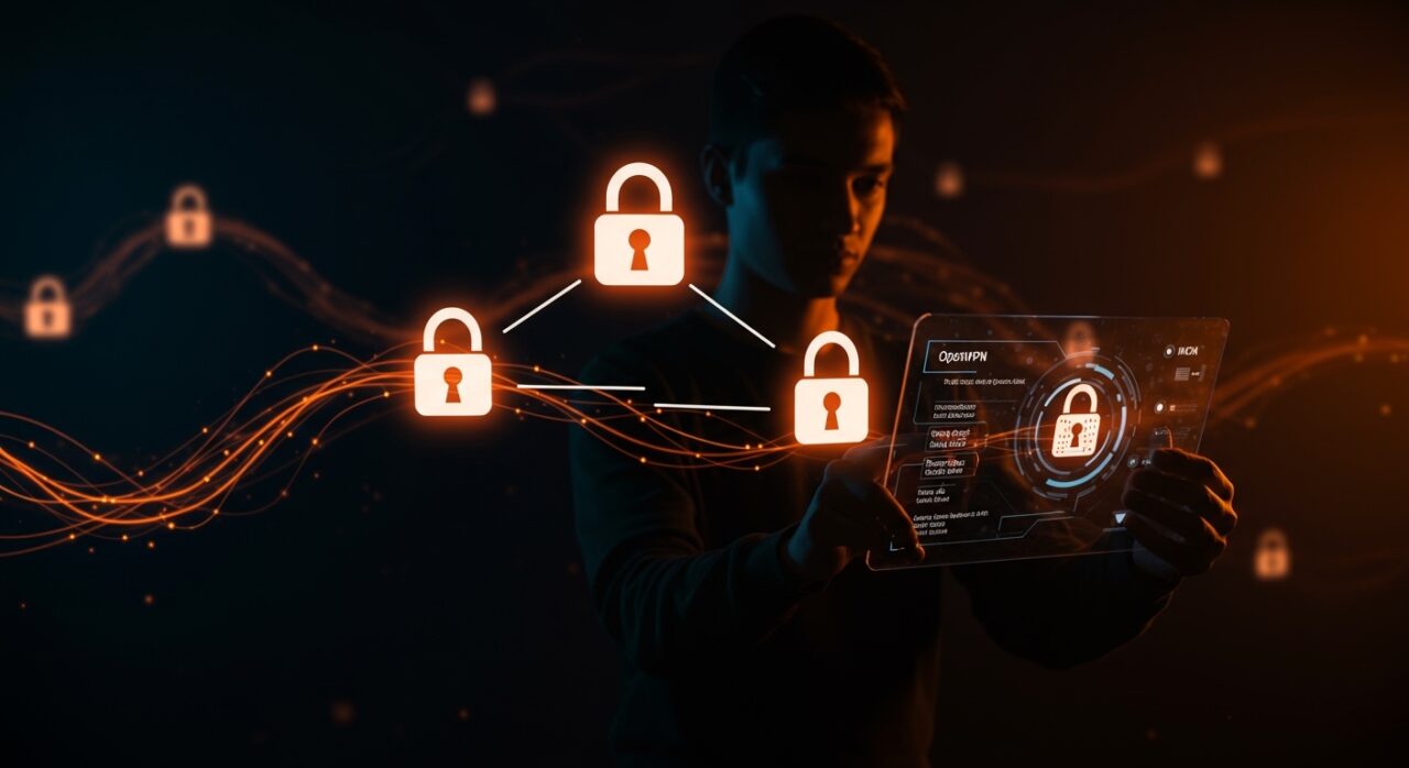 Comparativa visual de protocolos VPN WireGuard, OpenVPN e IKEv2 para seguridad y privacidad en startups tecnologicas.