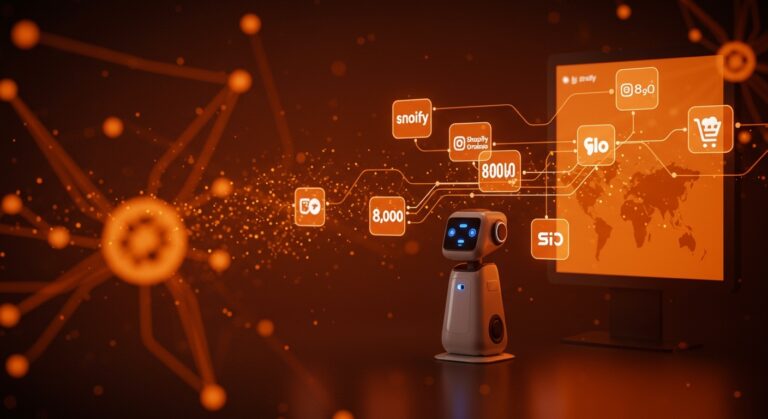 Wizybot liderando la atención al cliente con inteligencia artificial para 8.000 marcas en Shopify, mostrando automatización y crecimiento en e-commerce.