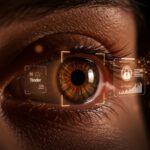 Verificación biométrica con World ID en Tinder y Zoom mostrando escaneo iris y seguridad digital innovadora en 160 países.