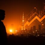 Declive de la yakuza por envejecimiento demográfico y lecciones de adaptación para startups en Japón, ilustrado con metáforas visuales de mercado y cambio estructural.