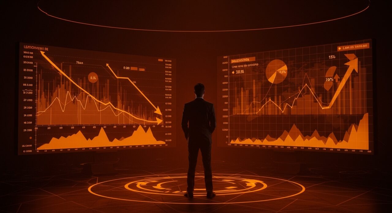 Líder fintech frente a tablero digital con datos de inversión y tendencias Q1 2026, destacando a Y Combinator y venture capital en Latinoamérica.