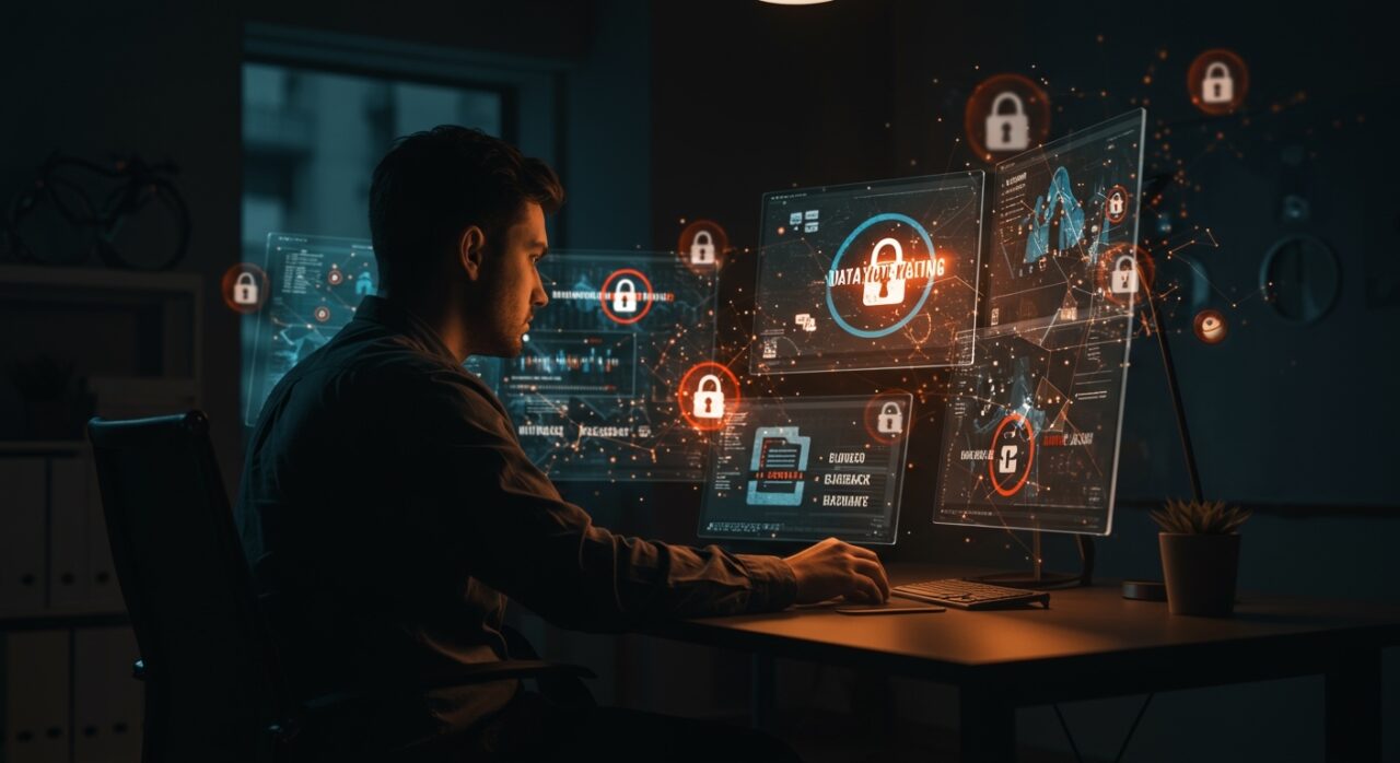 Emprendedor analizando bloqueo de datos en Wayback Machine y su impacto en startups de inteligencia artificial en 2026.