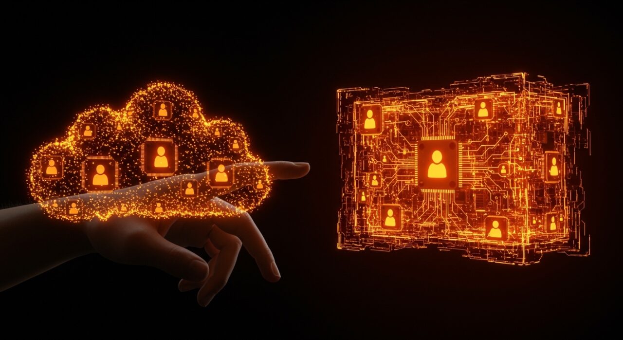 Concepto de Agentic Engineering frente a Vibe Coding, mostrando la implementación estructurada de agentes de IA en el desarrollo de software.
