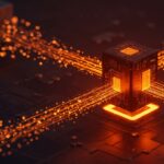 Agente de IA interactuando con una terminal de comandos avanzada, superando a las bases de datos vectoriales tradicionales en precisión.