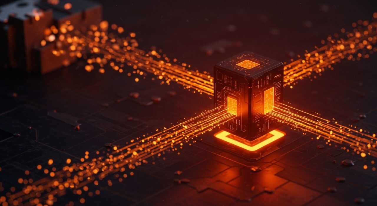 Agente de IA interactuando con una terminal de comandos avanzada, superando a las bases de datos vectoriales tradicionales en precisión.