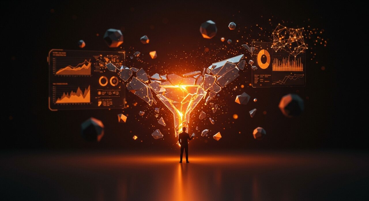 Impacto de AI Search en el funnel de ventas B2B y estrategias de conversión para SaaS.