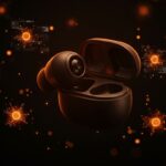 Concepto visual de AirPods con cámara e IA visual, analizando el impacto en el mercado de wearables y oportunidades para startups.