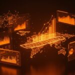 Representación visual de automatización contable con IA y crecimiento de SaaS B2B en LATAM, destacando la eficiencia de Alegra.