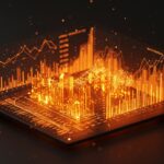 Representación de IA contable y automatización financiera para PyMEs en Colombia, destacando el crecimiento de SaaS Fintech.