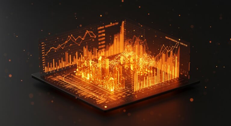 Representación de IA contable y automatización financiera para PyMEs en Colombia, destacando el crecimiento de SaaS Fintech.
