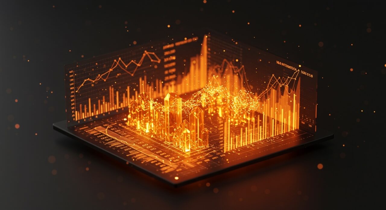Representación de IA contable y automatización financiera para PyMEs en Colombia, destacando el crecimiento de SaaS Fintech.