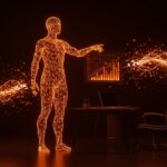 Imagen conceptual sobre las limitaciones de la IA autónoma en la gestión de negocios y la importancia del criterio humano.
