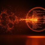 Ciberseguridad e IA aplicada: representación visual de una auditoría de código automatizada para encontrar vulnerabilidades en software.
