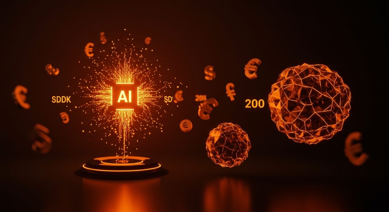 Representación conceptual de créditos de Agent SDK de Anthropic para automatización de IA en startups tech.