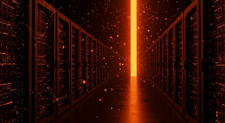 Representación conceptual de la alianza entre Anthropic y SpaceX con infraestructura de GPUs para potenciar Claude Code e IA para startups.