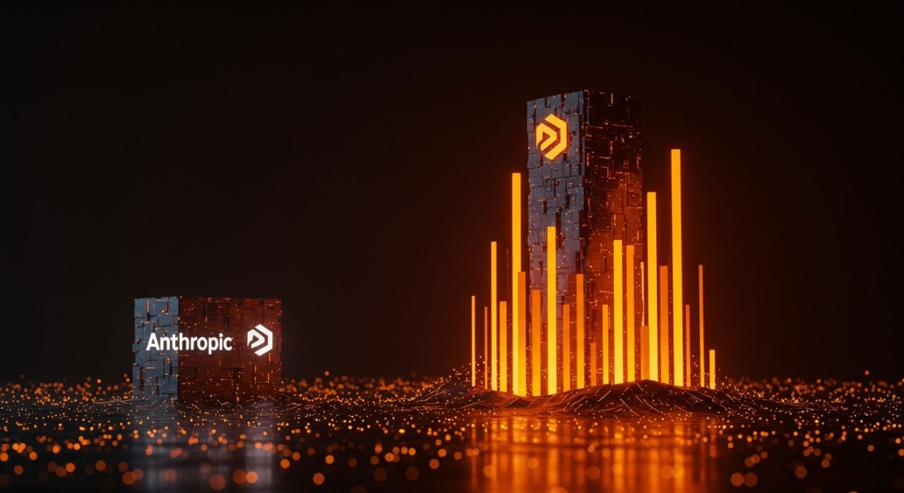 Valoración récord de Anthropic superando a OpenAI, marcando tendencia en el mercado de financiación de inteligencia artificial en 2026.