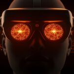 Interfaz de Apple Vision Pro con tecnología de seguimiento ocular y accesibilidad impulsada por IA para startups de health tech.