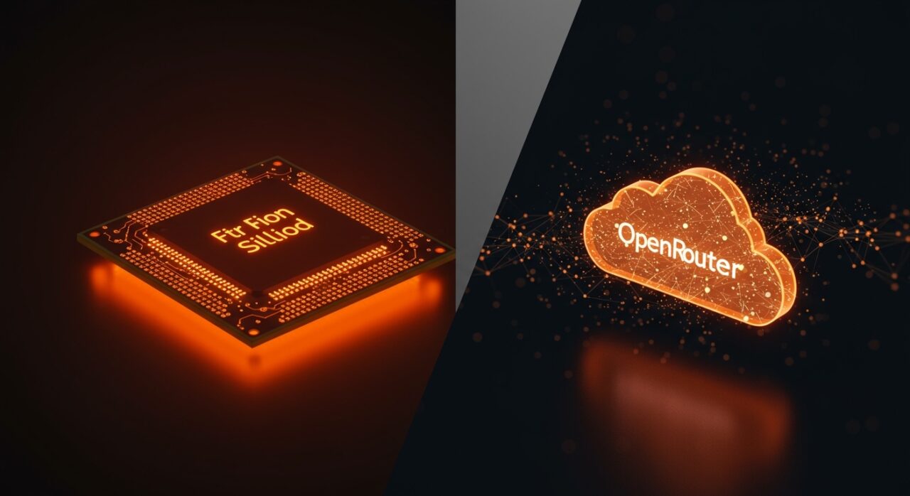 Comparativa de costos de inferencia de IA entre Apple Silicon y OpenRouter para startups tecnológicas.