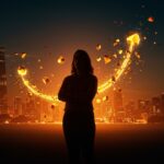 Mujer emprendedora en Santiago de Chile liderando el éxito tecnológico y funding femenino del Aurora Tech Award 2026.