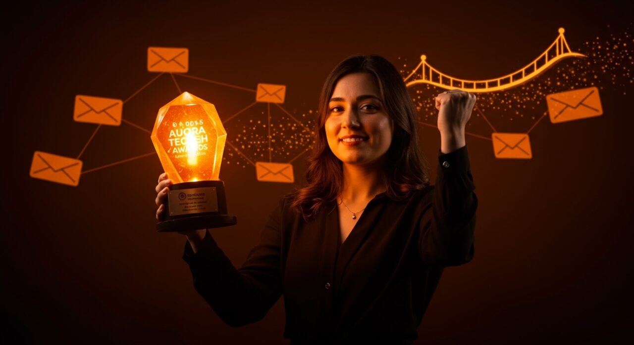 Representación visual de Quipu fintech ganadora del Aurora Tech Award 2026, destacando el scoring crediticio y la inclusión financiera en LATAM.