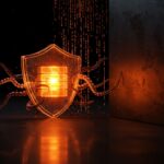 Representación conceptual de la privacidad digital y la retención de metadatos bajo la ley Bill C-22 en Canadá para startups tecnológicas.