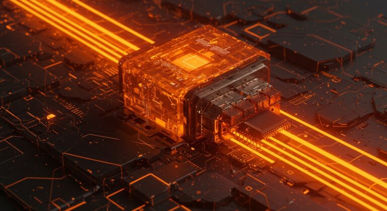 Representación visual de la migración de Bun a Rust, simbolizando rendimiento, seguridad de memoria y estabilidad de infraestructura para startups.