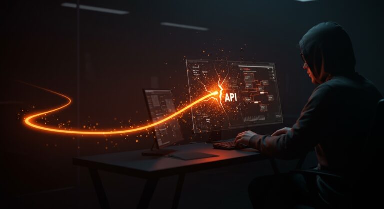 Investigador de seguridad analizando vulnerabilidad de bypass en AWS API Gateway para evitar riesgos en arquitecturas serverless.