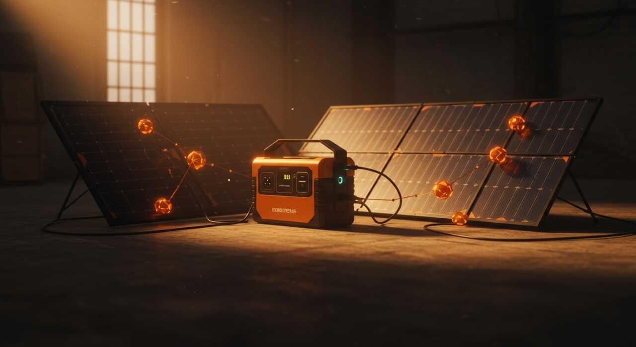 Mercado de cargadores solares y estaciones de energía portátiles 2026, oportunidades para startups tecnológicas.