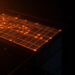 Célula solar transparente de perovskita aplicada en ventanas inteligentes para edificios sostenibles.
