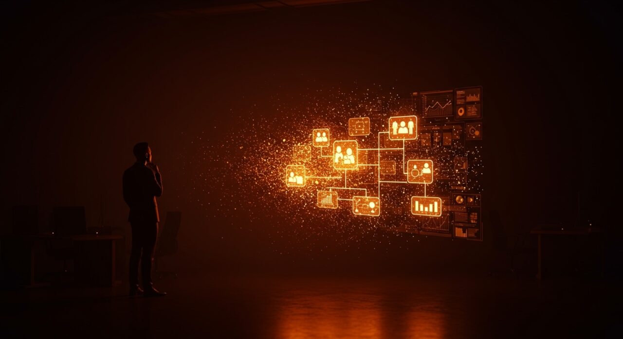 CEOs ante el impacto de la inteligencia artificial y la automatización en la gestión de talento y reestructuración organizacional en startups.