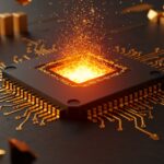 Representación conceptual de la salida a bolsa de Cerebras, simbolizando la infraestructura de IA y el crecimiento financiero para startups tecnológicas.