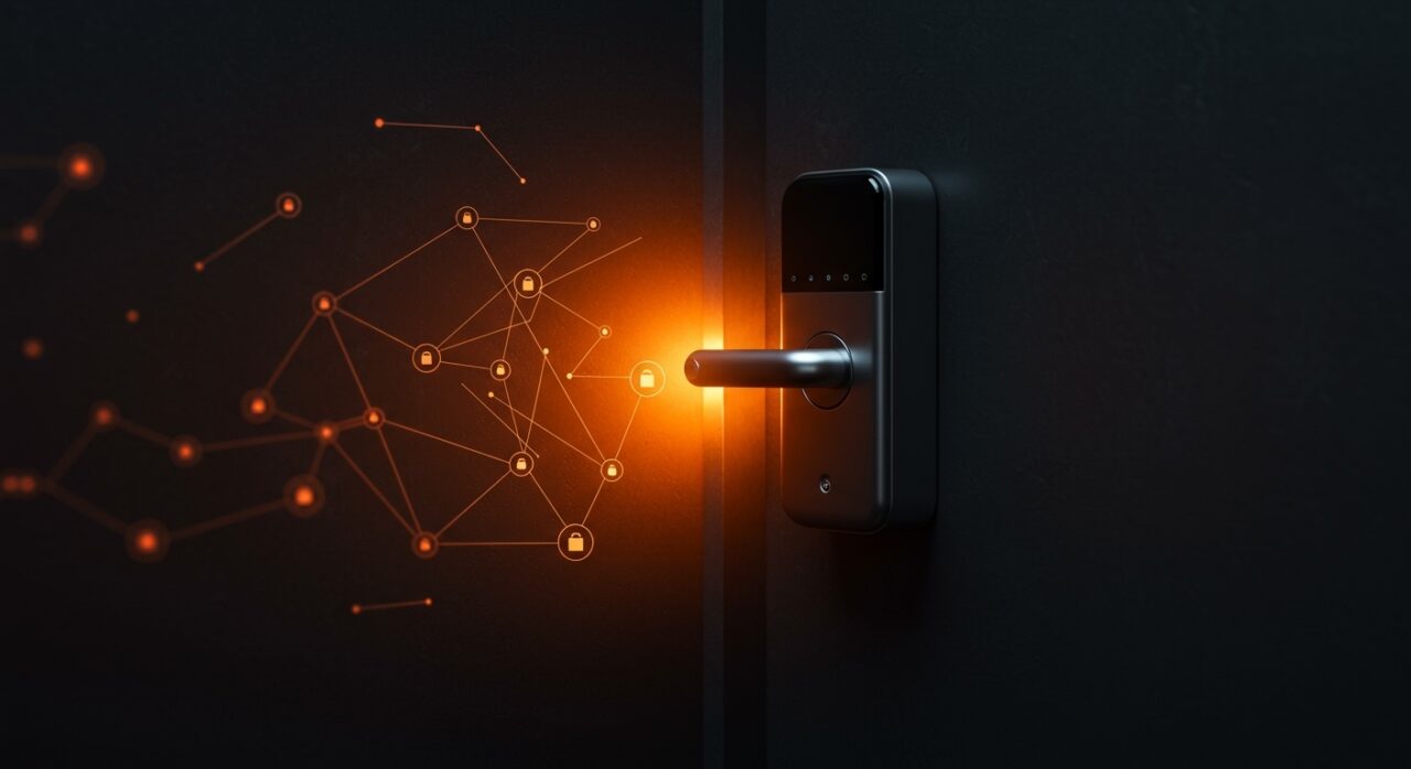 Cerraduras inteligentes con protocolo Matter para startups y automatización de espacios físicos en 2026.