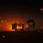 Proyecto de hidrógeno verde cancelado en el desierto de Atacama junto a observatorio astronómico, reflejando conflicto entre energías renovables y astronomía en Chile.