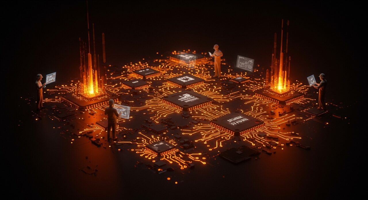 Crecimiento explosivo del mercado de chips especializados y escasez prolongada en semiconductores para centros de datos y memoria.