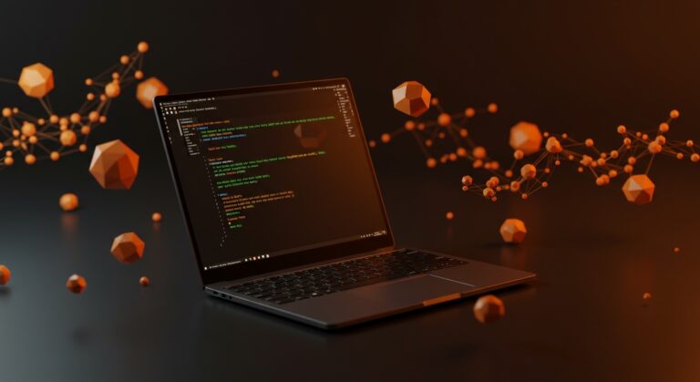 Laptop económica Chuwi Minibook X utilizada para desarrollo y pruebas con Linux y NixOS en entornos startup.