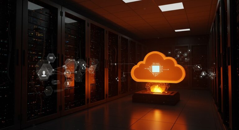 Infraestructura de IA con Claude Platform en AWS, representando la escalabilidad de agentes de inteligencia artificial para startups y SaaS.