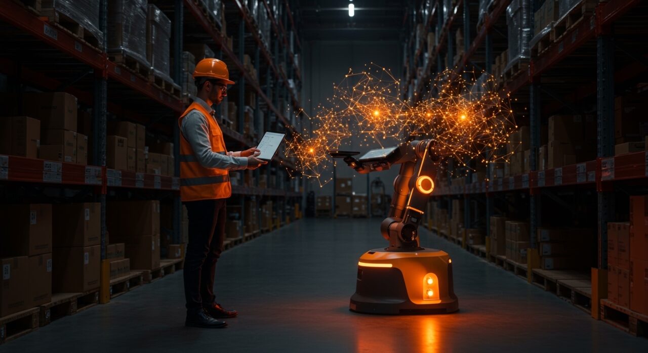 Expertos del MIT y el Clúster de Logística de Euskadi debatiendo sobre automatización, IA y cobots para startups en 2026.