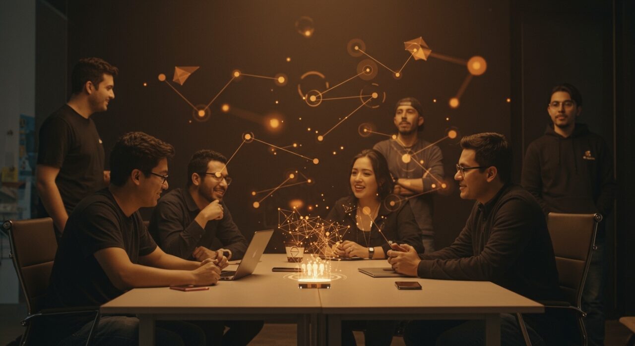 Comunidad de founders hispanos colaborando en el ecosistema startup tech de Latinoamérica.