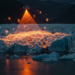 Satélites Copernicus monitoreando la pérdida de glaciares en Colombia, representando la oportunidad para startups de ClimateTech.