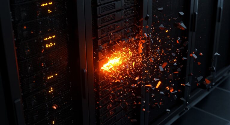 Representación visual de la vulnerabilidad Copy Fail CVE-2026-31431 en infraestructura cloud para startups, destacando seguridad de kernel Linux.
