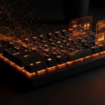 Teclado Corsair Galleon 100 SD para automatización y productividad de founders en su setup de trabajo.