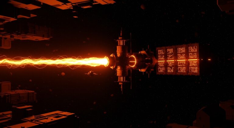 Data center orbital de Cowboy Space representando la infraestructura de computación espacial y el financiamiento de SpaceTech.
