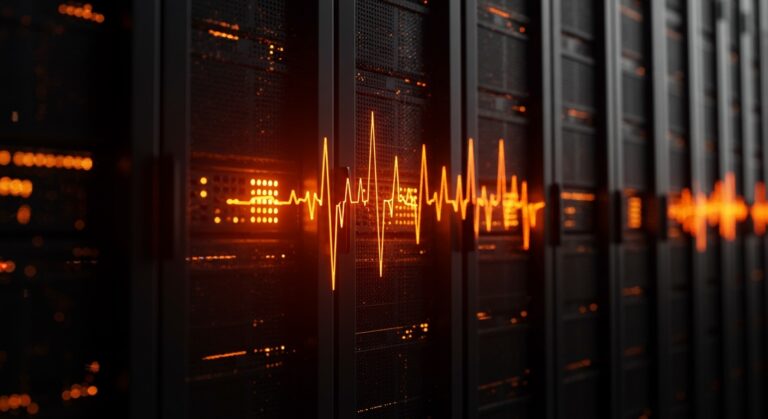 Gráfico conceptual de Kubernetes CPU throttling mostrando el impacto en la latencia de servicios en la nube.